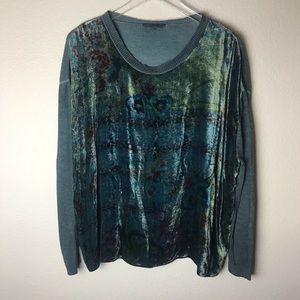 Johnny Was Long Sleeve Top Size Small